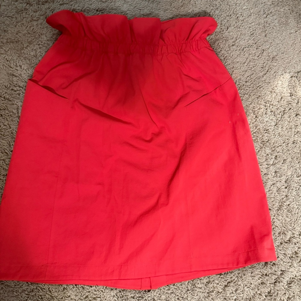 lululemon athletica Red Paperbag Waist Skirt